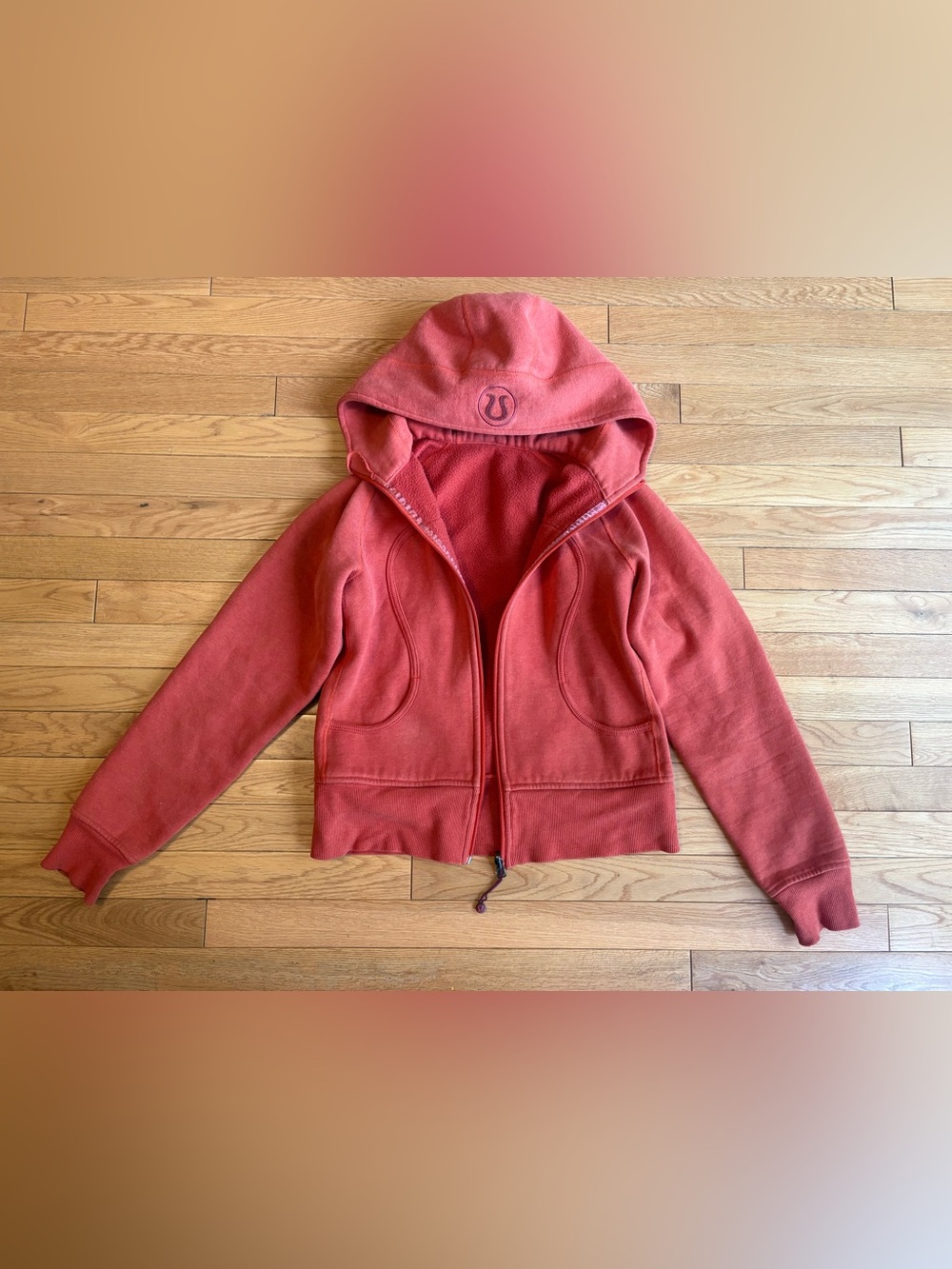 Orange LULULEMON SCUBA as 8